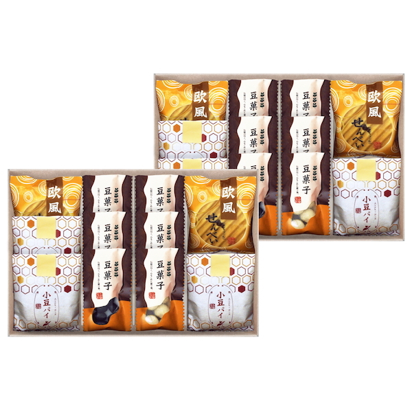 【早割対象10％OFF】小豆パイ・欧風せんべい和菓子詰合せ 通常価格:5,400円(税込)