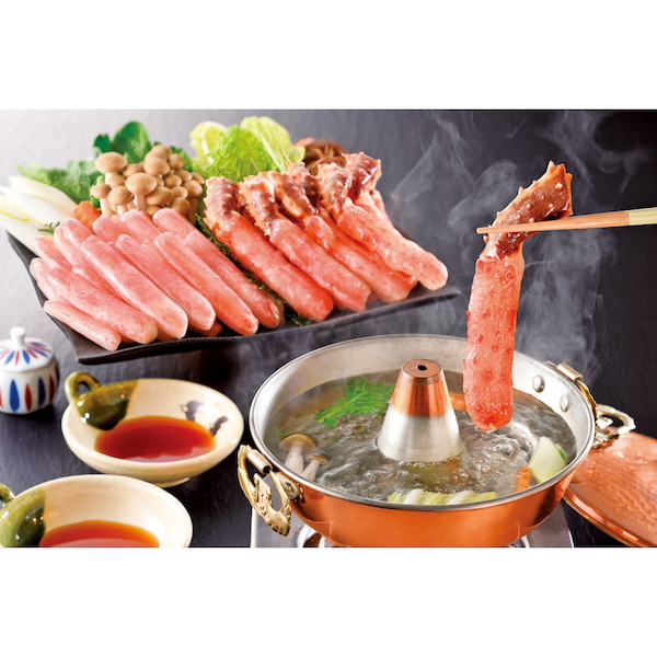 タラバ･ズワイのかにしゃぶ食べくらべ【直送品】【送料込】