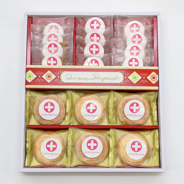 【ロゴシール付き/送料無料】[シュクルリーブーケ]ベイクドクッキーセット
