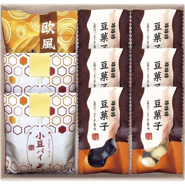 【早割対象5％OFF】小豆パイ・欧風せんべい和菓子詰合せ 通常価格:2,160円(税込)