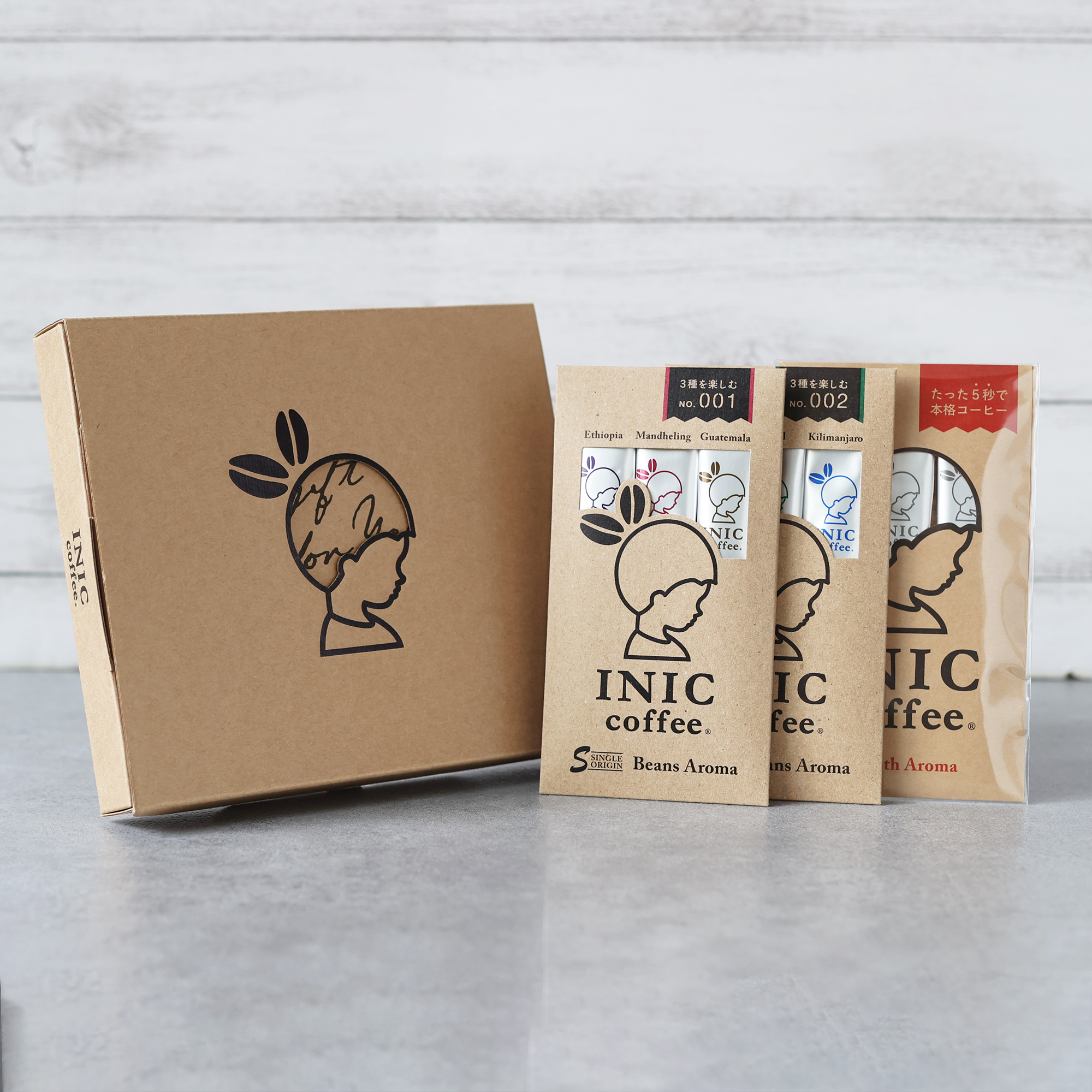 法人ギフト】【メール便/送料無料】[INIC coffee]INICプチギフト okurimono-おくりもの