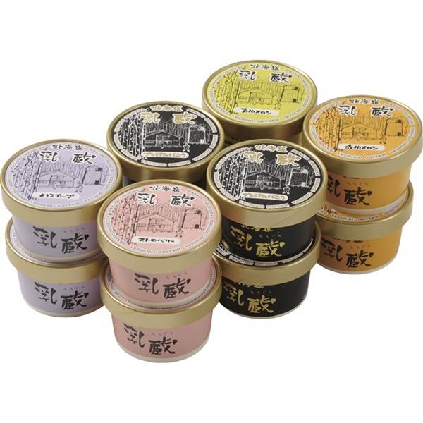 [乳蔵]北海道プレミアムアイスクリーム5種12個【直送品】【送料込】