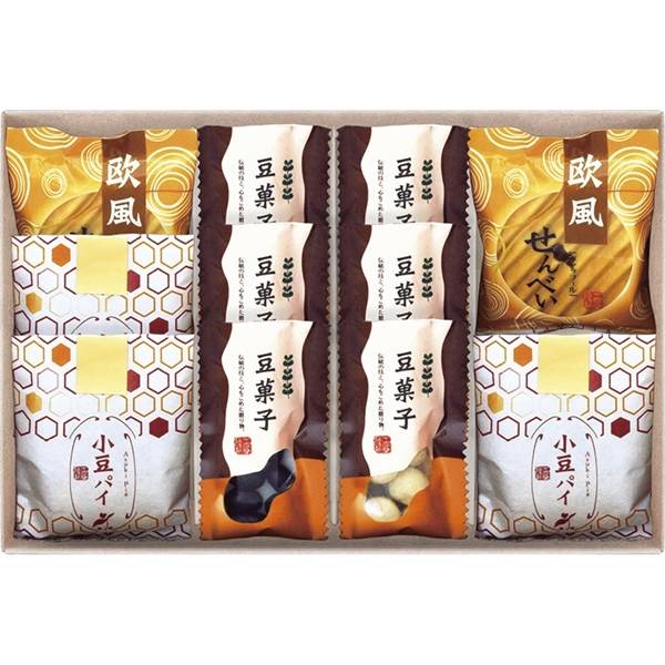 【早割対象5％OFF】小豆パイ・欧風せんべい和菓子詰合せ 通常価格:2,700円(税込)