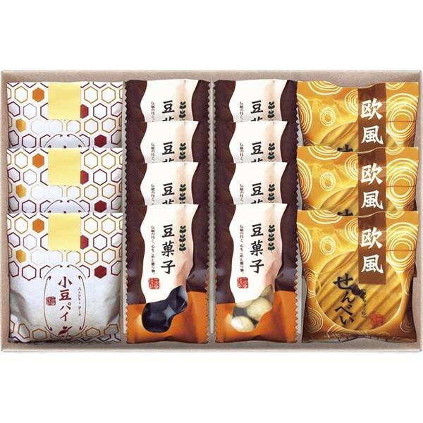 【早割対象5％OFF】小豆パイ・欧風せんべい和菓子詰合せ 通常価格:3,240円(税込)