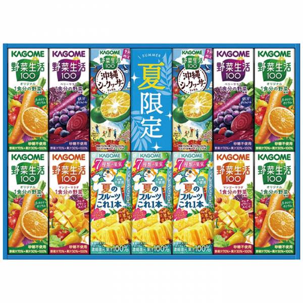 [カゴメ]すこやかサマーバラエティギフト(紙容器)
