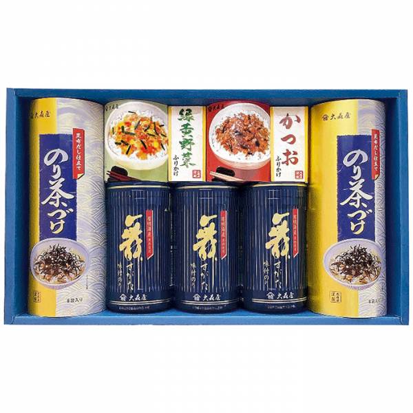 [大森屋]卓上のり・お茶漬・ふりかけ詰合せ