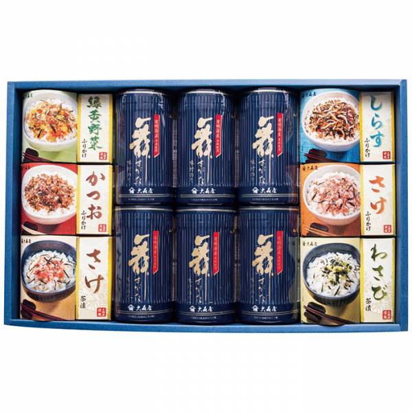 [大森屋]卓上のり・お茶漬・ふりかけ詰合せ