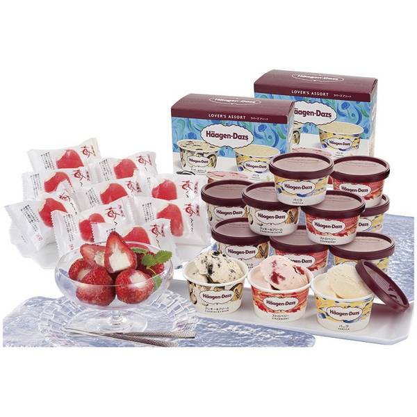 ハーゲンダッツ＆苺アイス【直送品】【送料込】