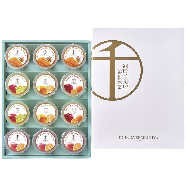 [銀座千疋屋]銀座フルーツジュレ【直送品】【送料込】